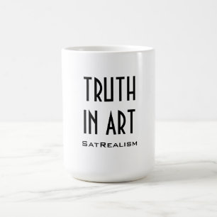 Café VERDAD de SatRealism EN taza del ARTE