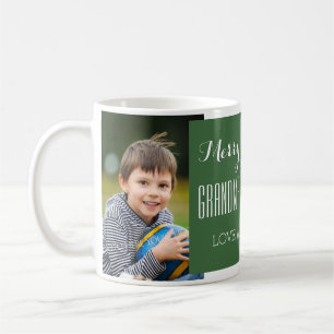 Café Verde de encargo de la taza del navidad de los