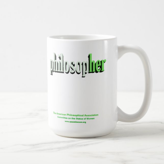 Café verde de la taza del filósofo (Derecha)