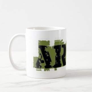 CAFÉ VERDE Y NEGRO DE LA TAZA DEL EJÉRCITO