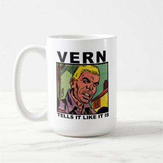 Café Vern lo dice que tenga gusto de él es taza
