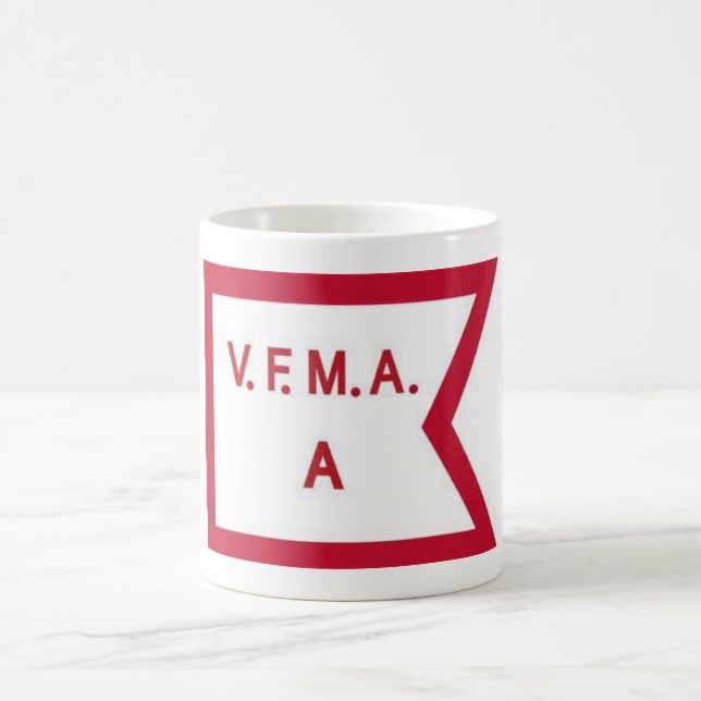 Café VFMA una taza de la compañía (Centro)