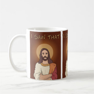 Café "Vi que" taza de Jesús