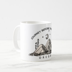 Café Viaje antes de la taza del destino