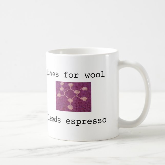 Café Vidas para la taza de las lanas (Derecha)