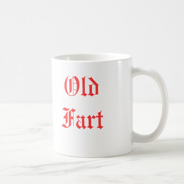 Café Viejo Fart el rojo de la taza (Derecha)