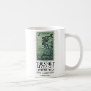 Café viejo hombre de la taza de las montañas