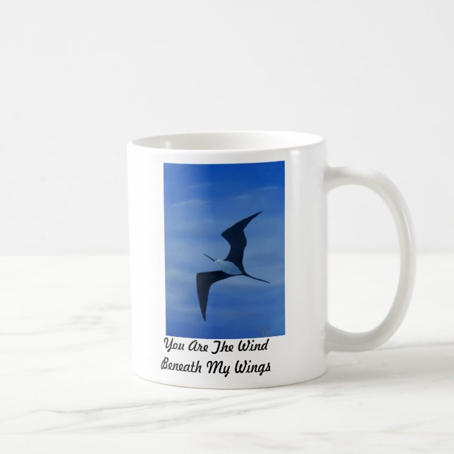 Café Viento debajo de mi taza de las alas (Derecha)