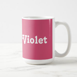 Café Violeta de la taza