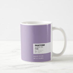 Café violeta moderno Copa de Personalizado minim