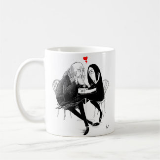 Café Vivian y taza del amor de Ki - arte de Ben Wickey