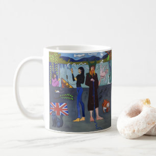 Café Vivian y taza del Towpath de Ki - arte por Sydney