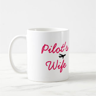Café Viviendo la taza de la esposa del piloto ideal