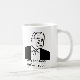Café Voto para la taza de John McCain