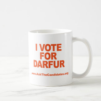Café Voto por la taza de Darfur