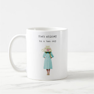Café Whiskey en una taza de té