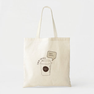 Café y después habla, habla antes de la bolsa de