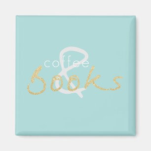 Café y el imán de libros