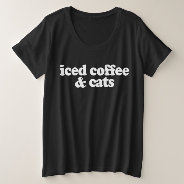 Café Y Gatos De Hielo (Anverso del diseño)
