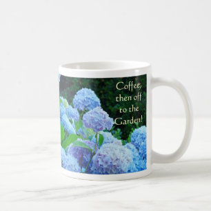 Café y luego al jardín: Tazas de Hortensias