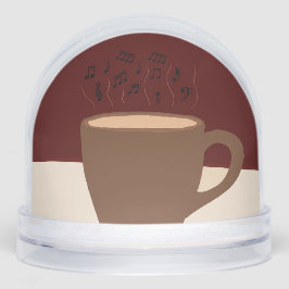 Café y música - Copa de café con vapor musical