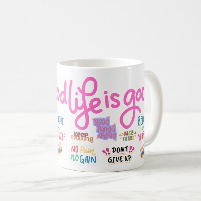 Café y taza de café ideal para regalos (Anverso derecho)