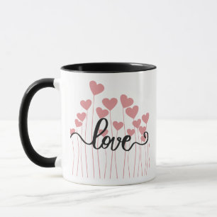 Café y tazas de diseño simple y único