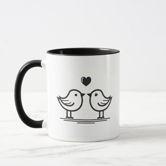 Café y tazas de diseño simple y único (Izquierda)