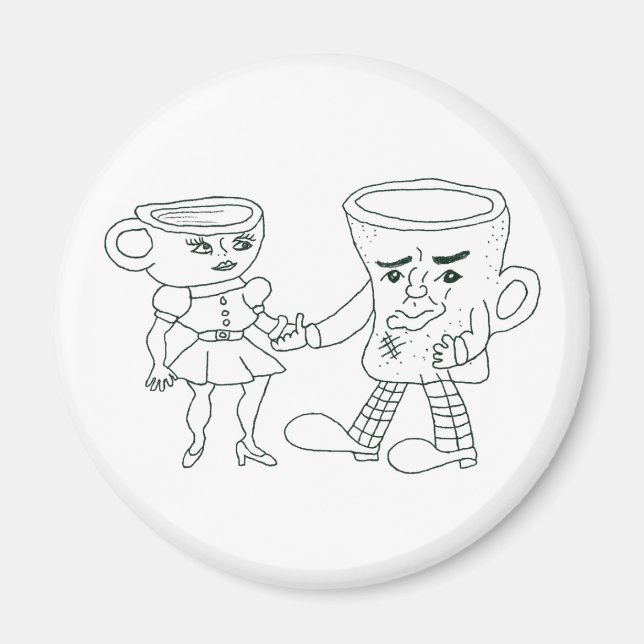 Café y té imán (Frente)