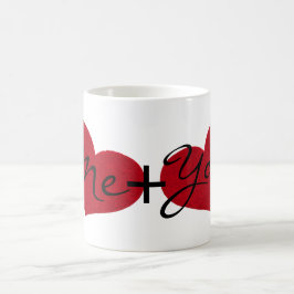 Café Yo y usted taza del el día de San Valentín