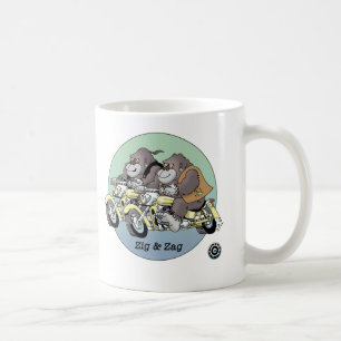 Café Zig y Zag - los motoristas son taza del © de los