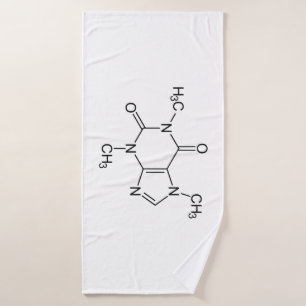Cafeína Molécula Química Átomos de café