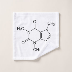 Cafeína Molécula Química Átomos de café