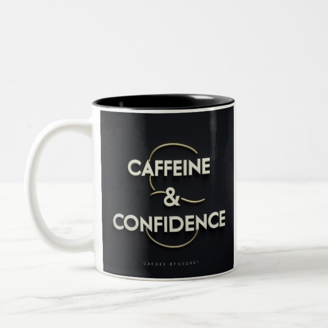Cafeína y taza de confianza (Izquierda)