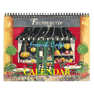 Cafés franceses, calendario