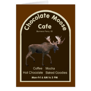 Cafetería de chocolate Moose