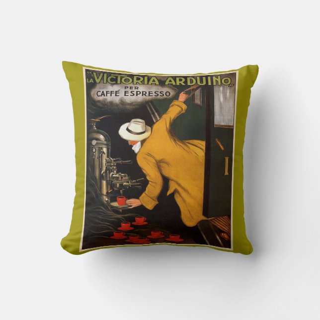 Cafetería de época Espresso y almohada (Anverso)