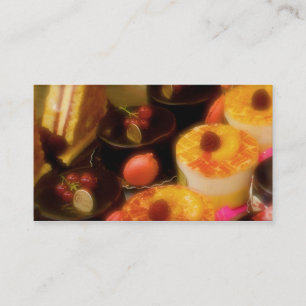 Cafetería de panadería para tarjetas de visita