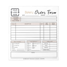 Cafetería moderna Beige Pedir el Bloc de notas