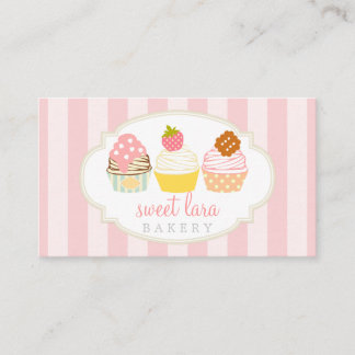 Cafetería Retro Pasteles Dulces Cute Tarjeta de Le