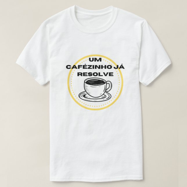 cafezinho camiseta (Diseño del anverso)