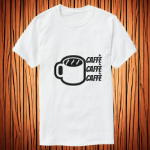 Caffè | Café en camiseta italiana