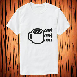 Caffè | Café en camiseta italiana