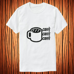 Caffè Café en camiseta italiana