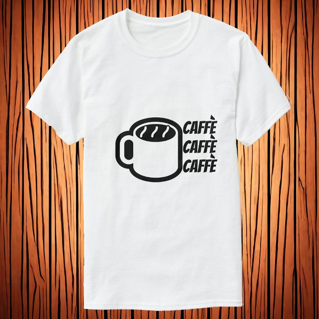 Caffè | Café en camiseta italiana (Subido por el creador)