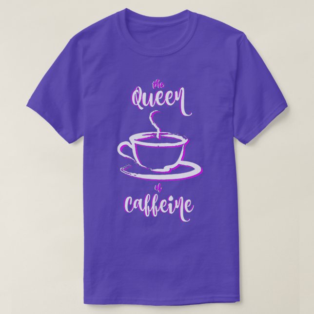 Caffeine Addicts Caffeine Camisetas (Diseño del anverso)