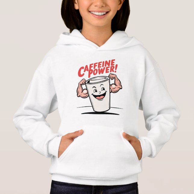 Caffeine Power Flex - Camiseta para niños (Anverso)