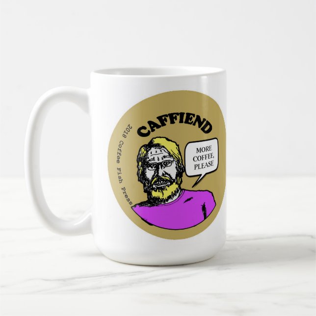 CAFFIEND taza de café de 15 onzas (Izquierda)