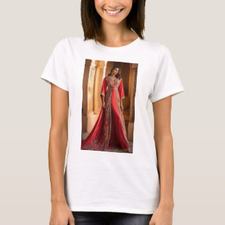 Caftan traditionnel, al estilo marroquí Camiseta d