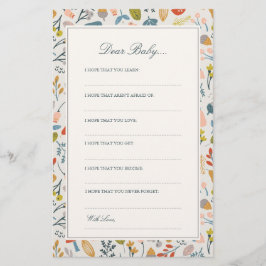 Caída Botánica | Queridas tarjetas para bebés